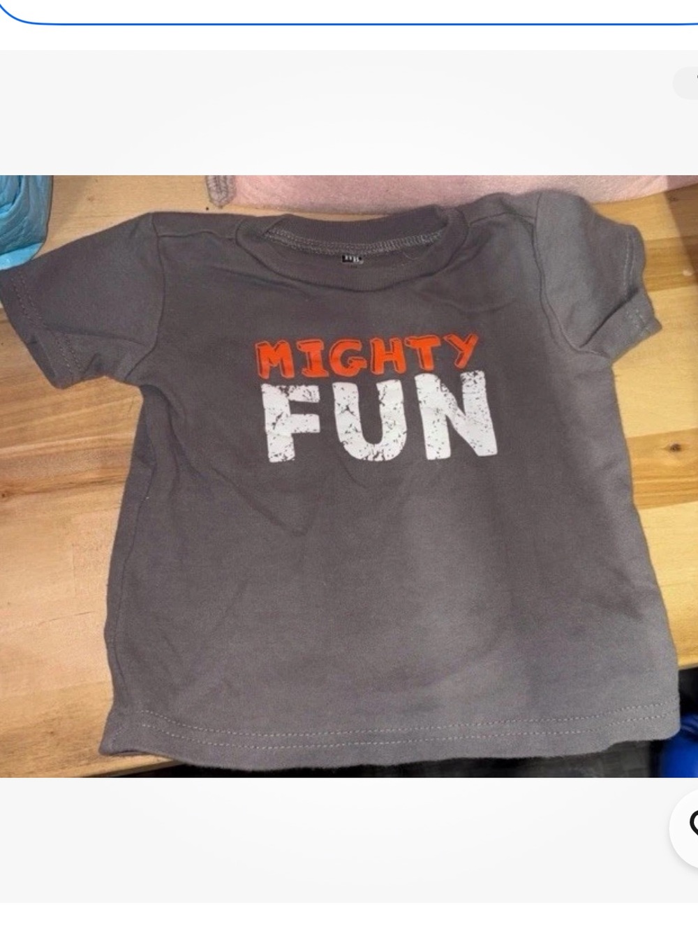 HB “Mighty fun” size 18m toddler boy tee shirt